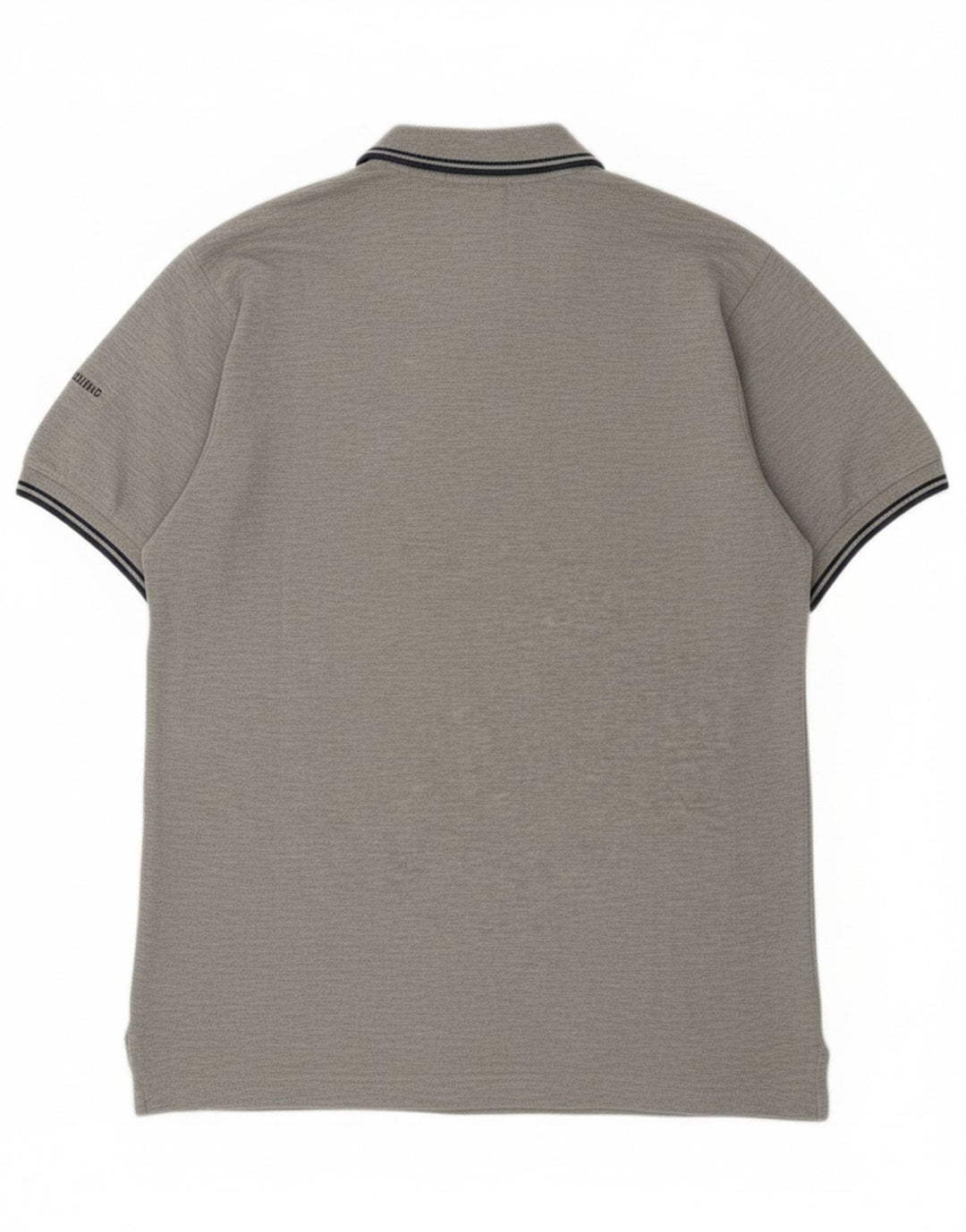 Camisa polo masculina Marina Yachting gráfica cinza médio algodão