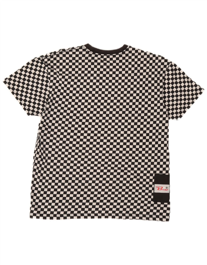 Camiseta masculina Vans Top XL preta geométrica