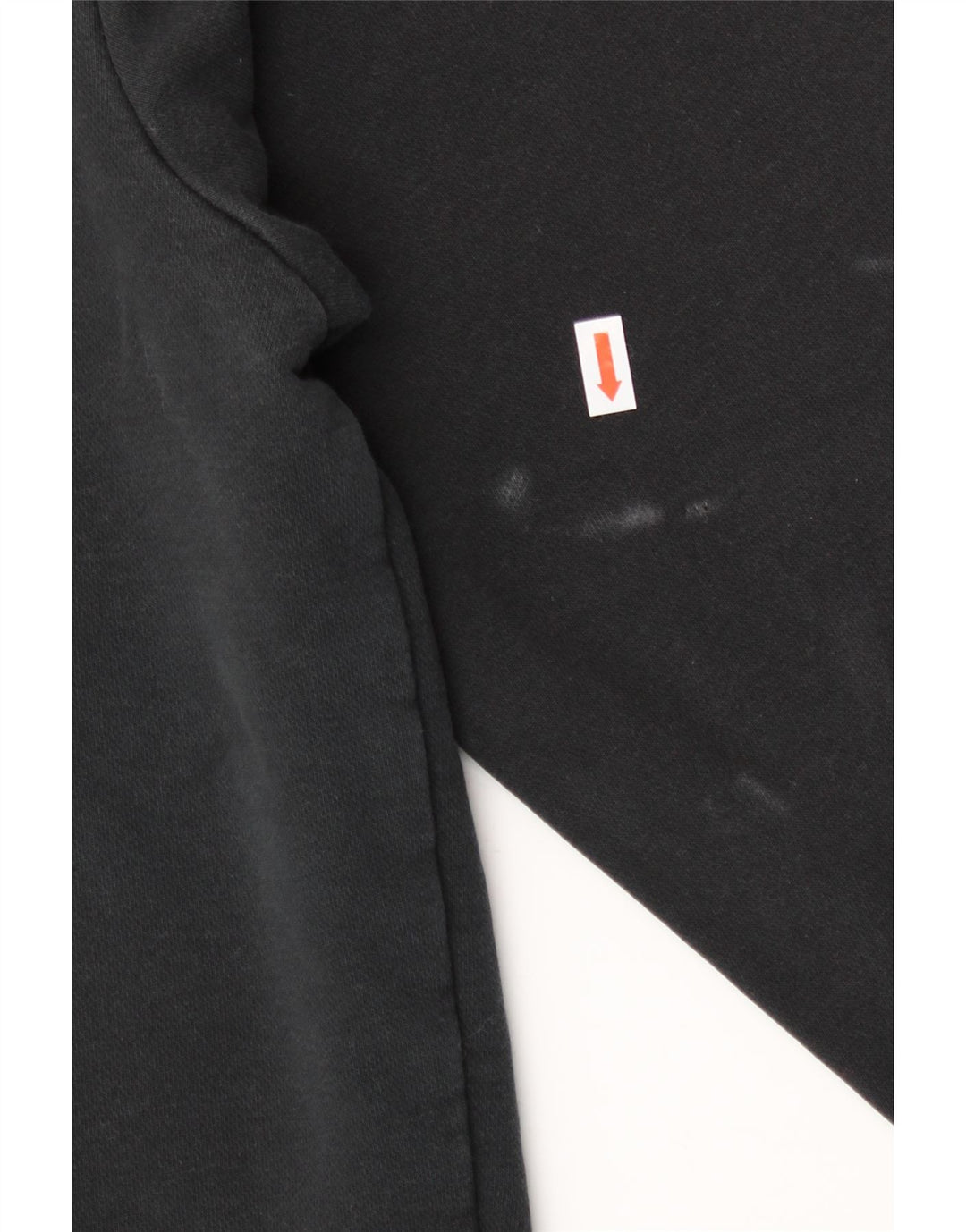 NIKE Mens Graphic Moletom Jumper XS Algodão Preto