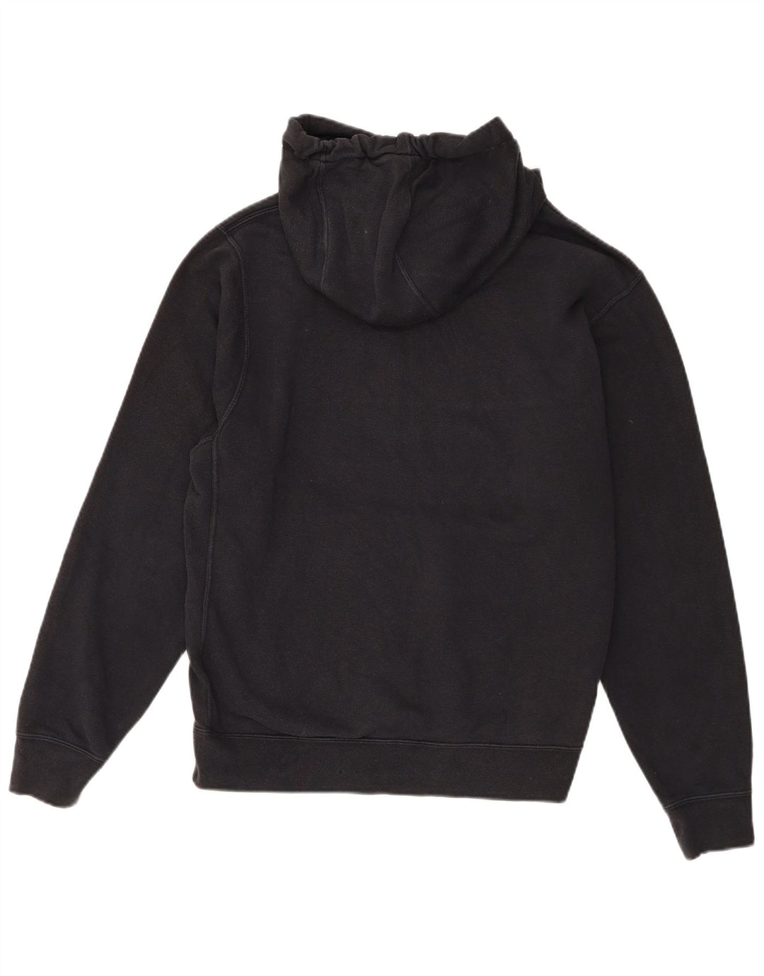 Nike masculino gráfico moletom com capuz médio algodão preto