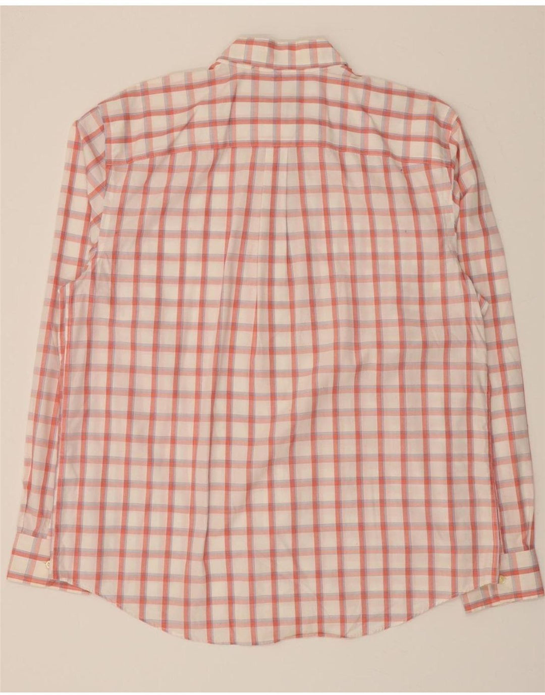 EDDIE BAUER Mens Shirt Large Red Check Cotton Vintage Eddie Bauer and Second-Hand Eddie Bauer from Messina Hembry 