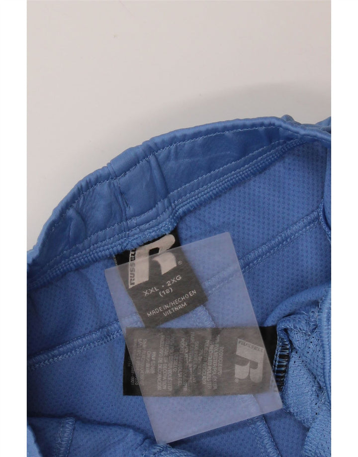 RUSSELL ATLÉTICO Meninos Calças de treino Dri-Power 15-16 anos 2XL Azul