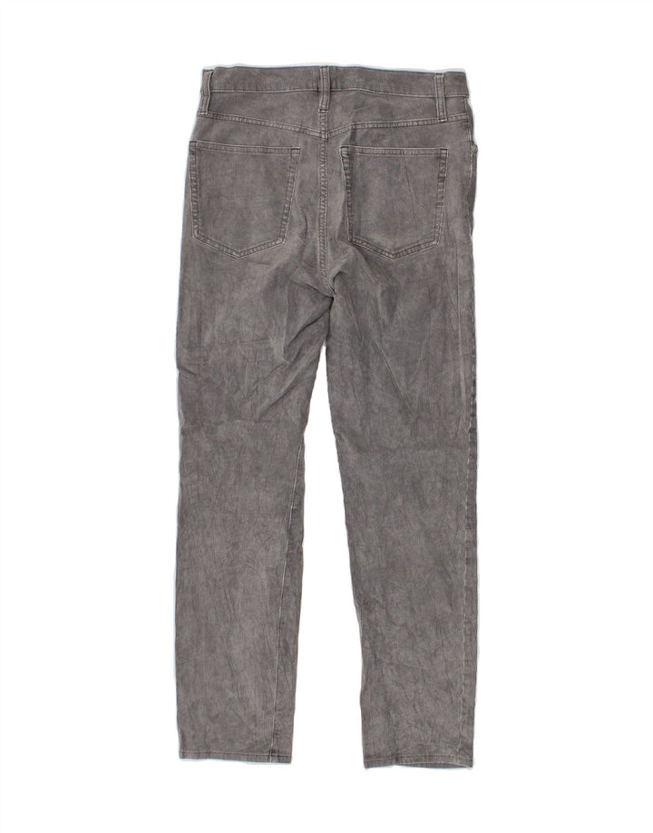 J. CREW Womens Slim Corduroy Trousers W28 L27 Grey Cotton Vintage J. Crew and Second-Hand J. Crew from Messina Hembry 