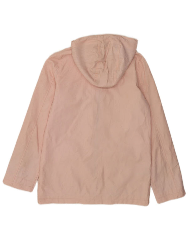 Jaqueta de chuva feminina Topshop com capuz e ajuste regular Reino Unido 8 poliéster rosa pequeno