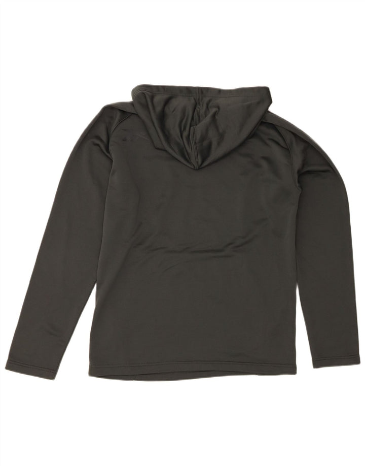 Suéter com capuz gráfico masculino REEBOK poliéster cinza médio