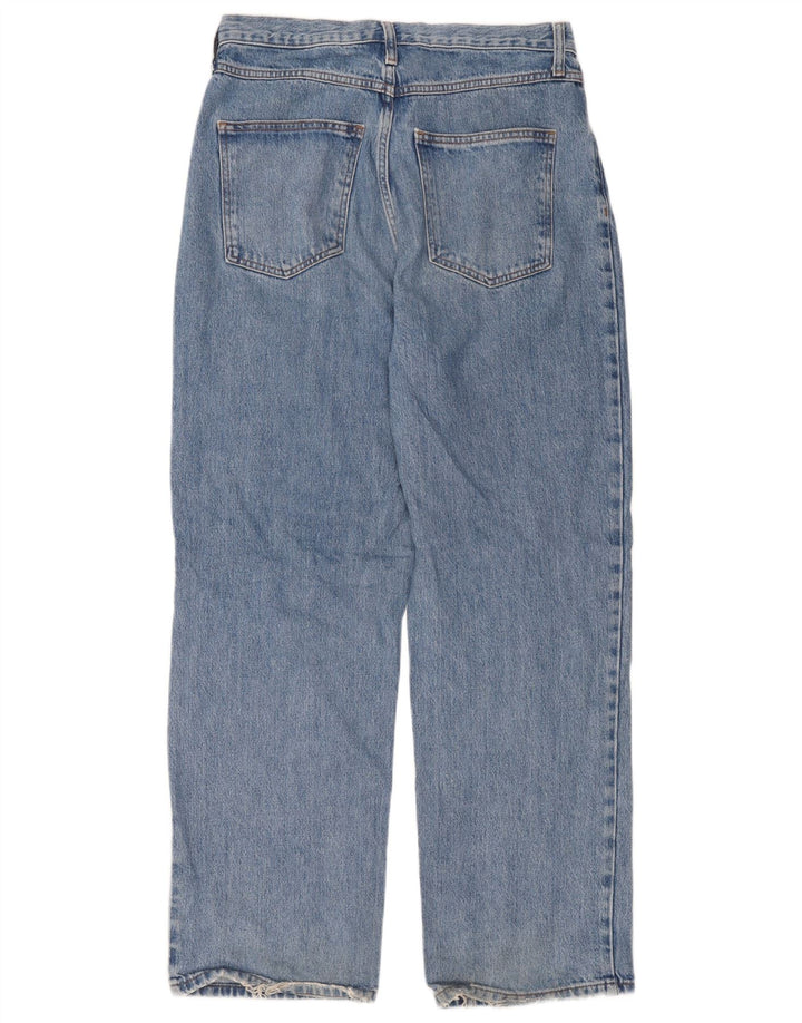 Jeans retos femininos Topshop W30 L32 azul poliéster