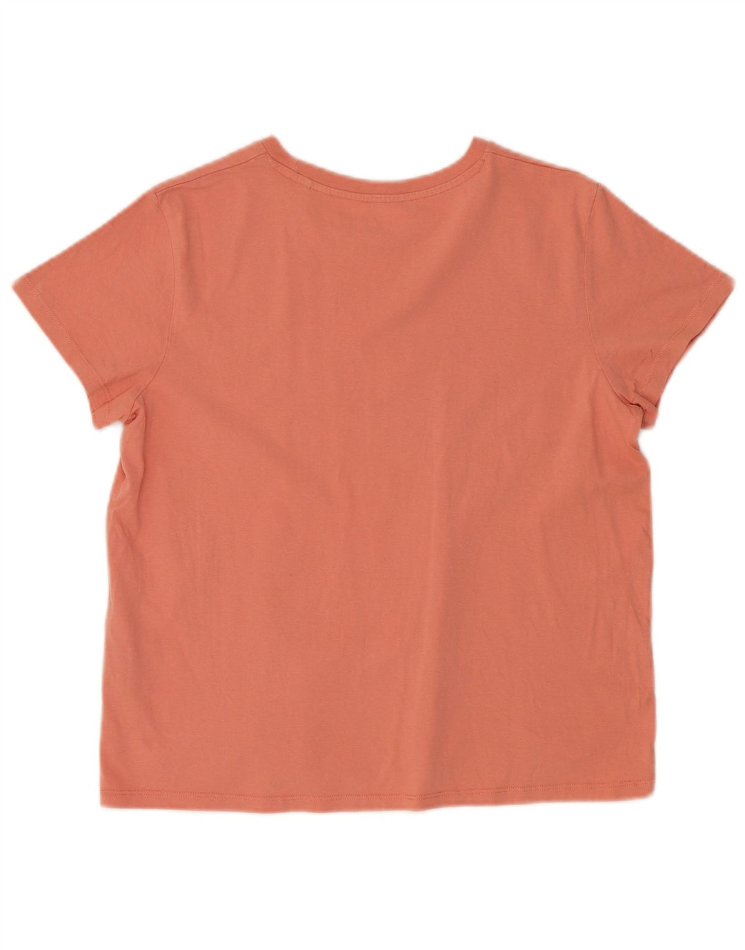 Camiseta feminina gráfica LEVI'S UK 16 grande algodão laranja