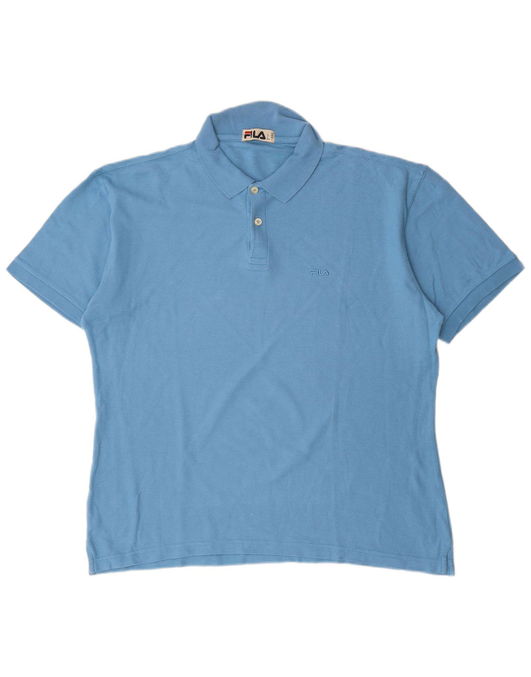 Camisa polo masculina FILA IT 54 XL algodão azul