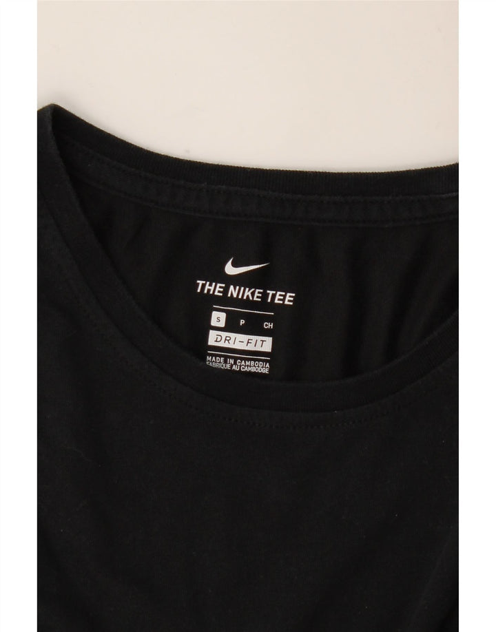 Colete gráfico Nike feminino Dri Fit Top UK 10 pequeno preto