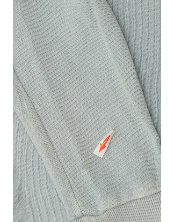 Reebok moletom feminino jumper UK 14 médio azul algodão
