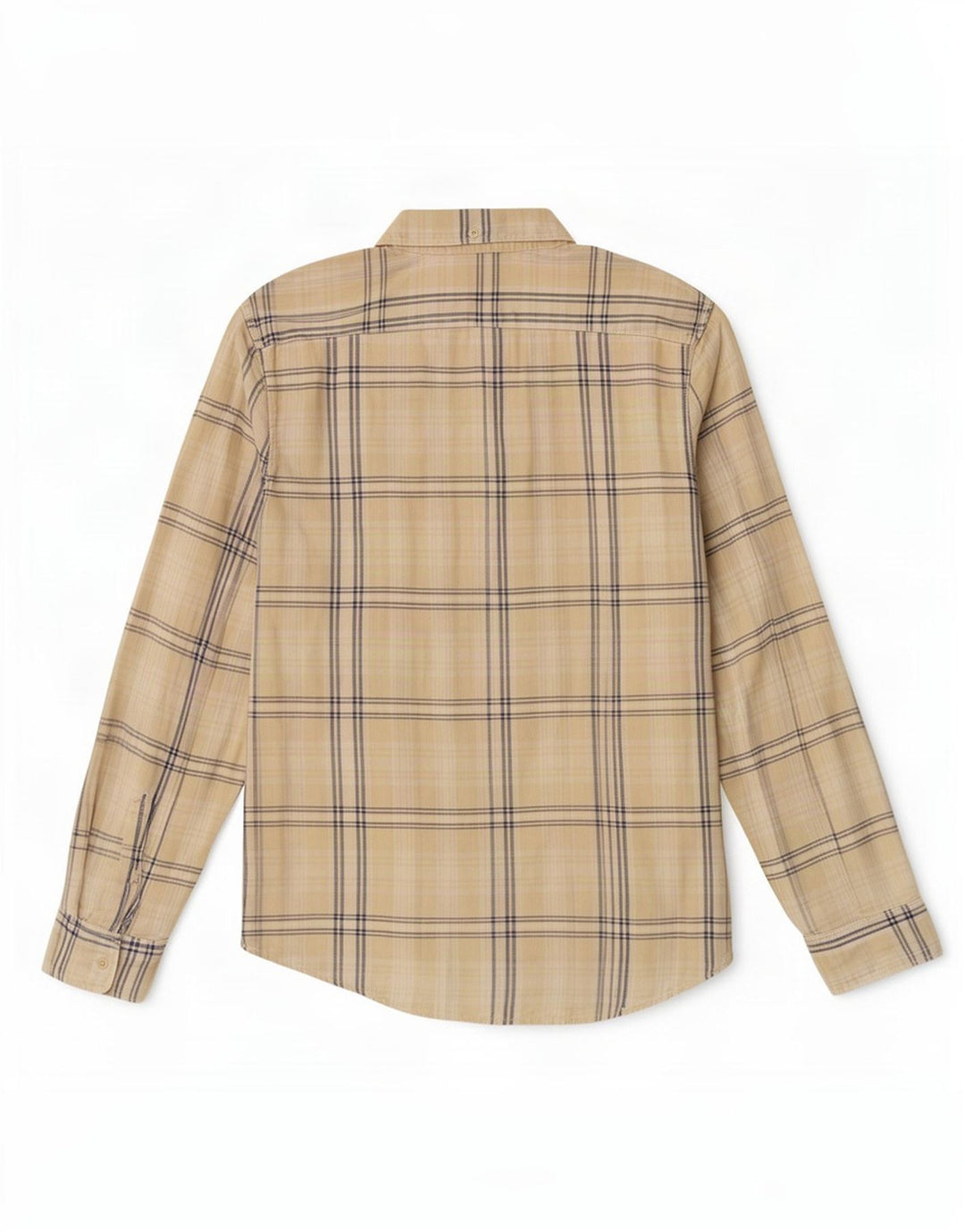 Camisa masculina Levi's xadrez amarelo médio