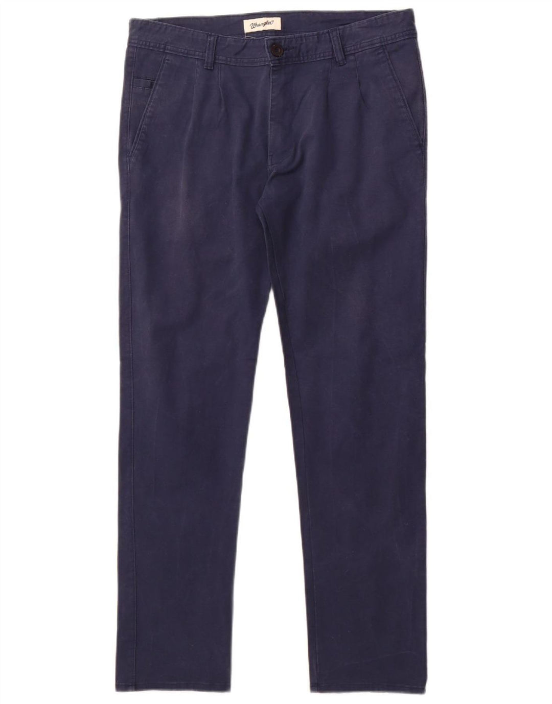 Calça Wrangler Mens Slim Chino W34 L30 Azul Marinho