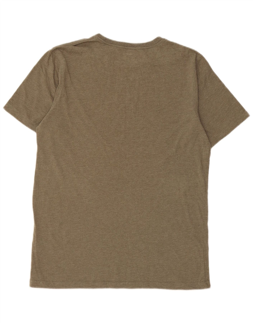 Animal Mens Graphic T-Shirt Top Médio Algodão Cáqui