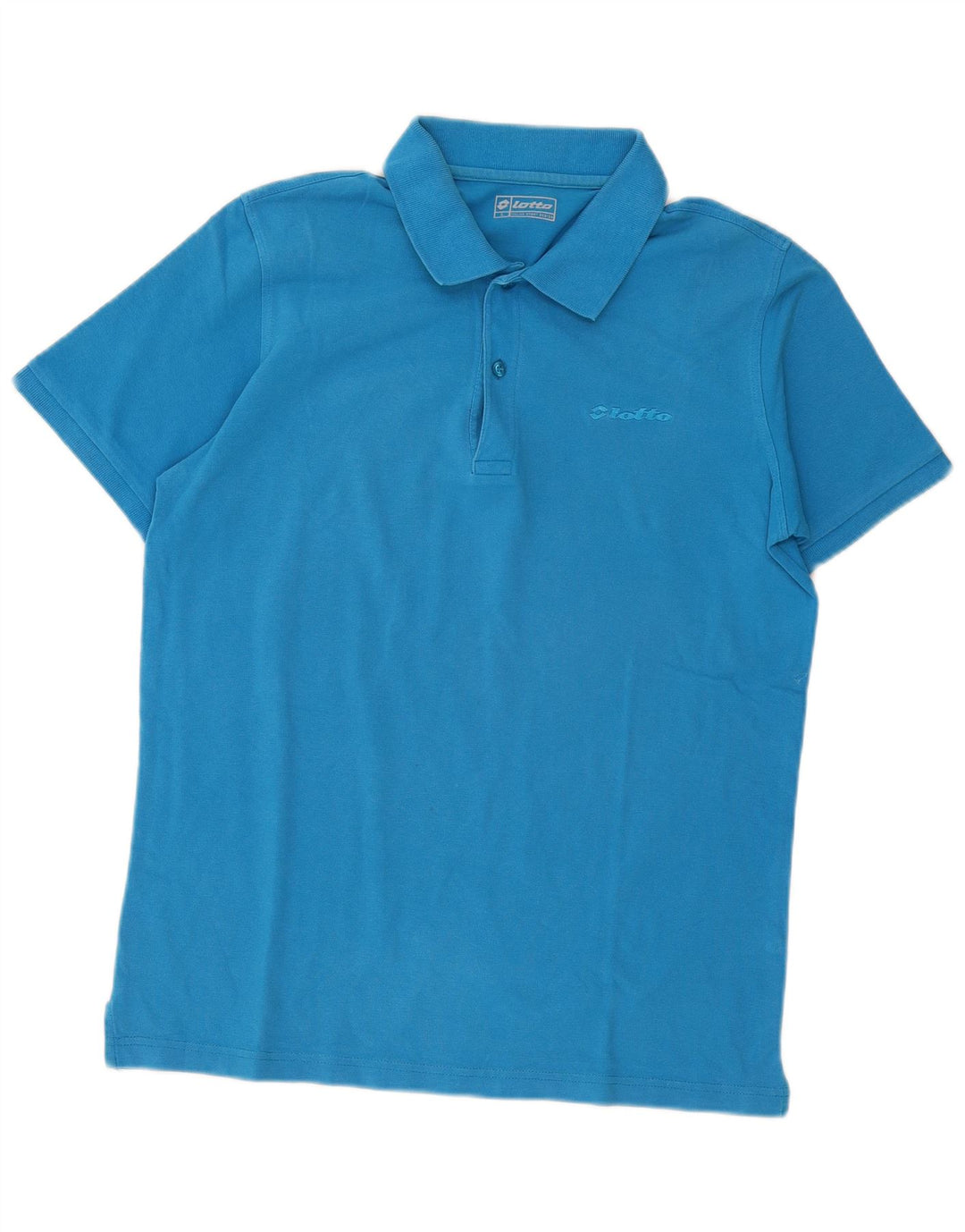 Camisa polo masculina Lotto grande algodão azul