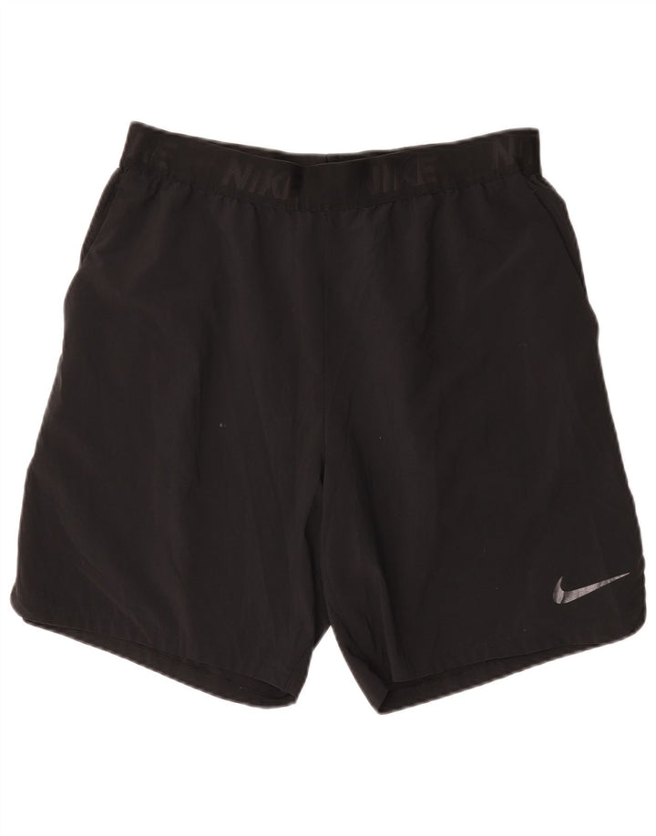 Shorts esportivos gráficos masculinos Nike grandes pretos