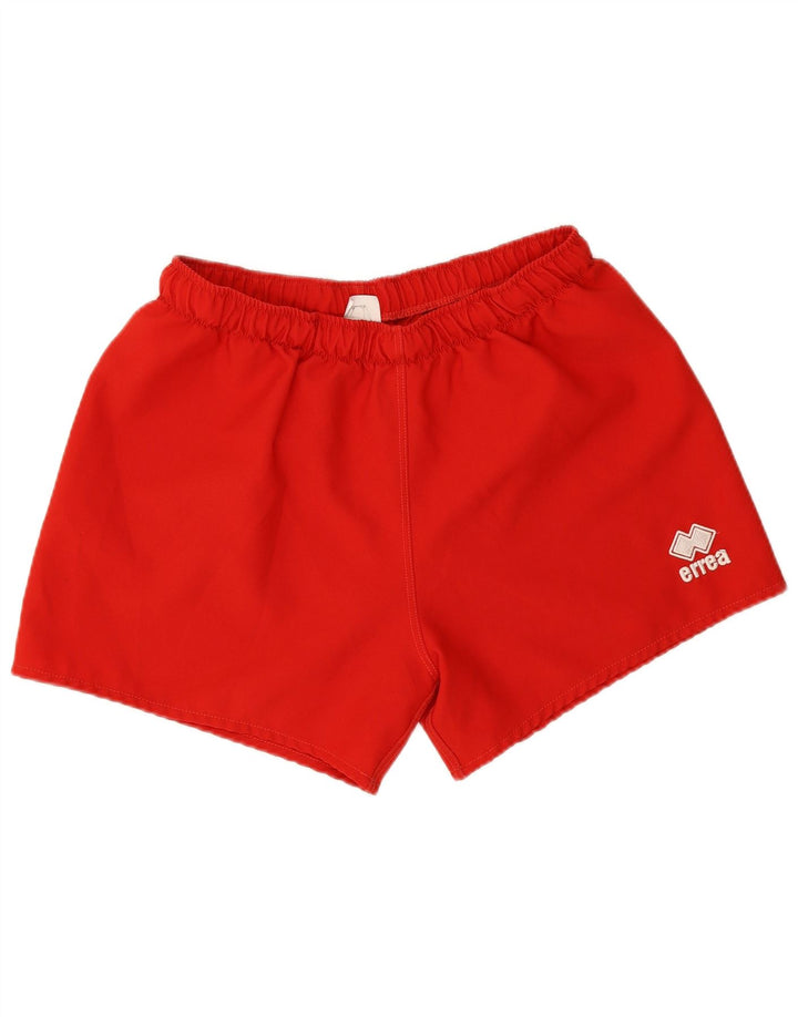 Errea Mens Sport Shorts Médio Vermelho