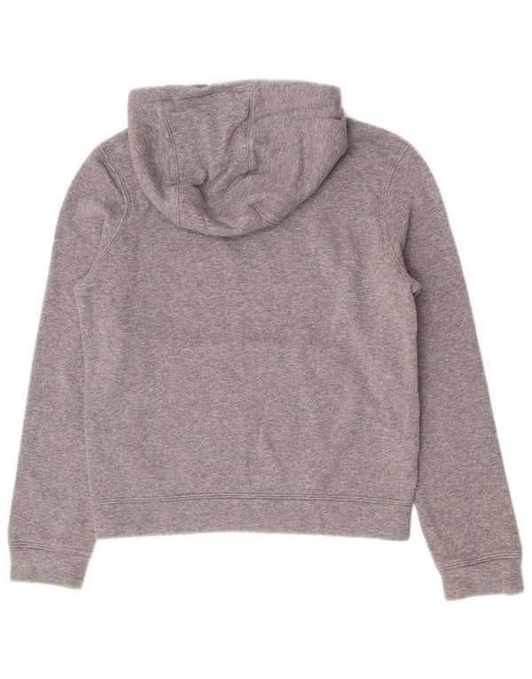 Suéter com capuz Nike Boys Graphic Regular Fit 8-9 anos pequeno cinza algodão