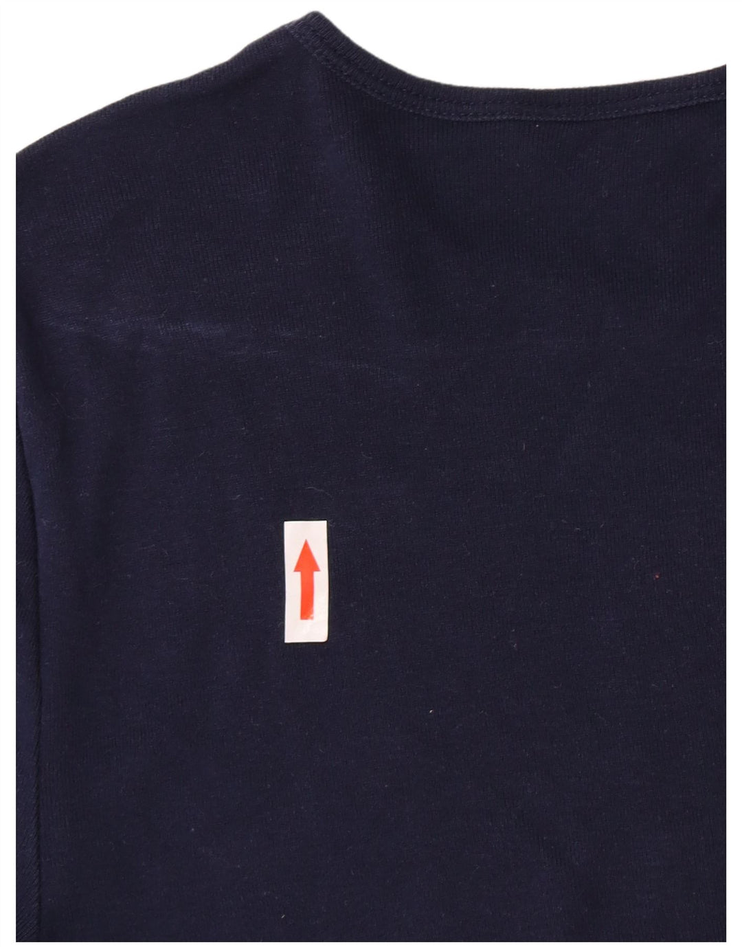 Camiseta feminina Ralph Lauren com estampa gráfica Reino Unido 12 algodão azul marinho médio