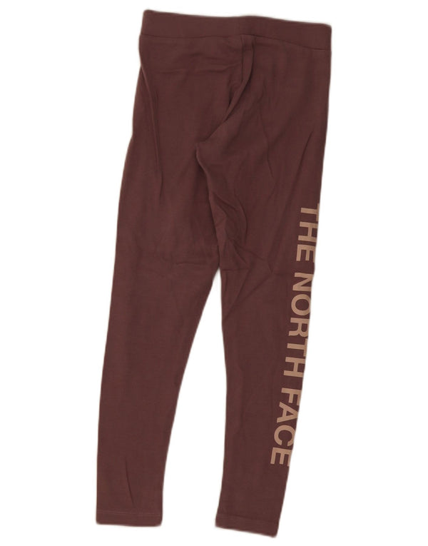 Leggings The North Face para meninas 11-12 anos grandes algodão Borgonha