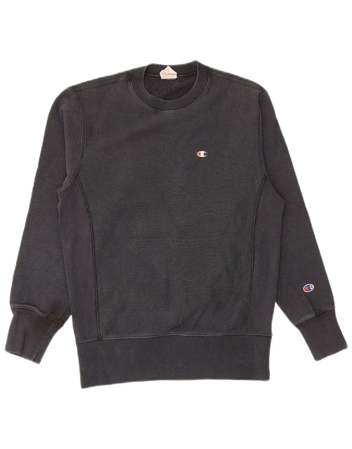 Champion moletom masculino jumper médio algodão preto