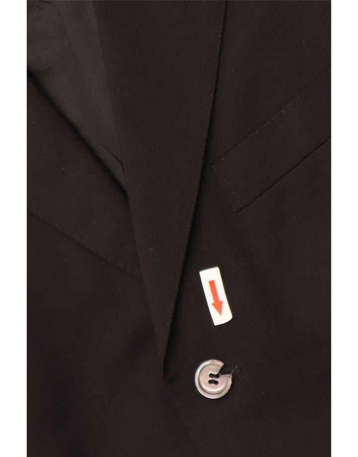 Jaqueta Blazer Masculina Cerruti 1881 com 3 Botões IT 50 Grande Preto