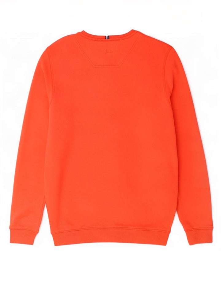 Joules moletom masculino jumper pequeno algodão laranja