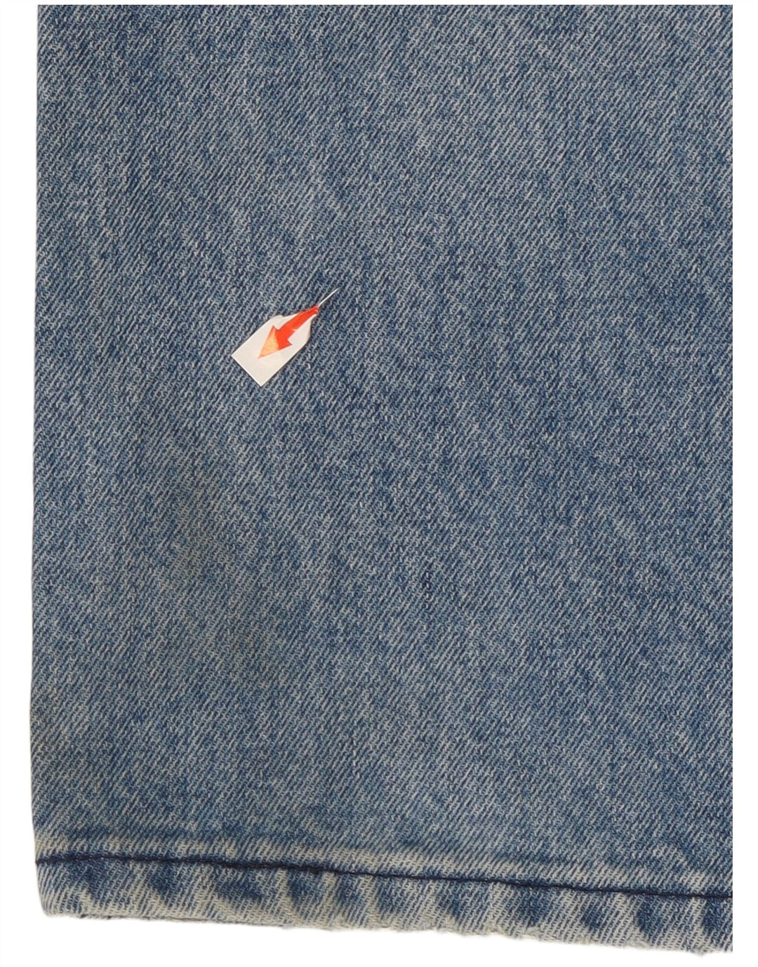 Valentino Mens Straight Jeans W33 L33 Azul Algodão