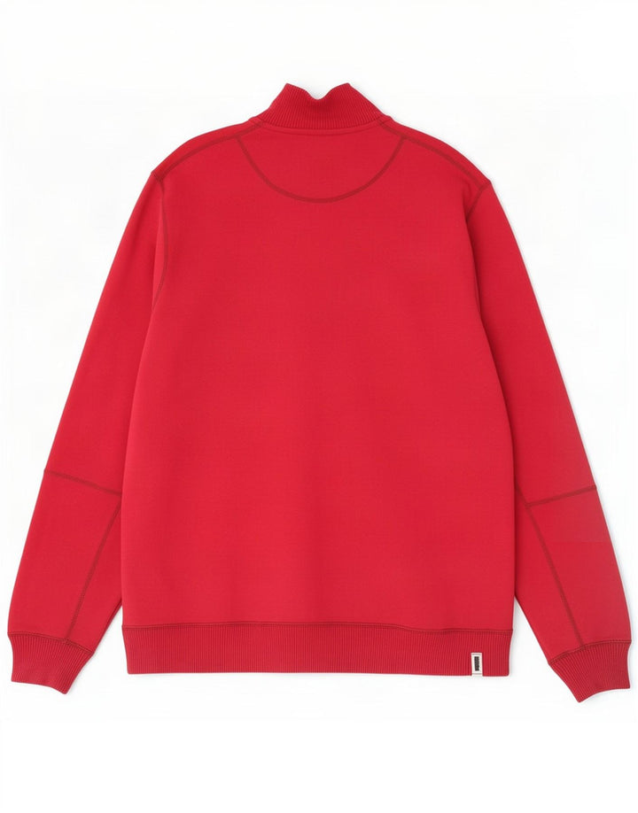 Puma Mens Treino Top Jacket 2XL Algodão Vermelho