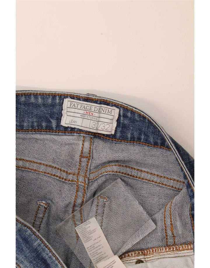 Calça Jeans Slim Feminina Fat Face W32 L32 Algodão Azul