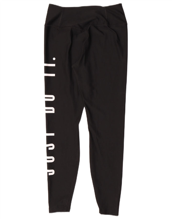 Leggings Nike Dri Fit Graphic UK 10 Pequeno Poliéster Preto