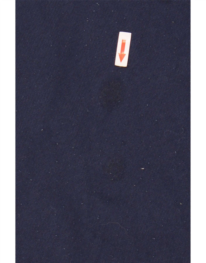 Polo Ralph Lauren moletom masculino jumper médio algodão azul marinho