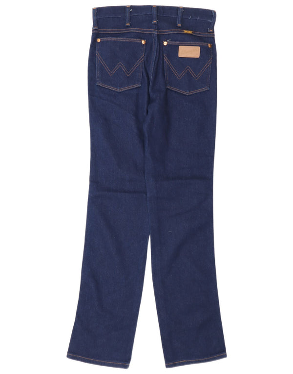 Wrangler Mens Slim Jeans W30 L32 Azul Marinho Algodão