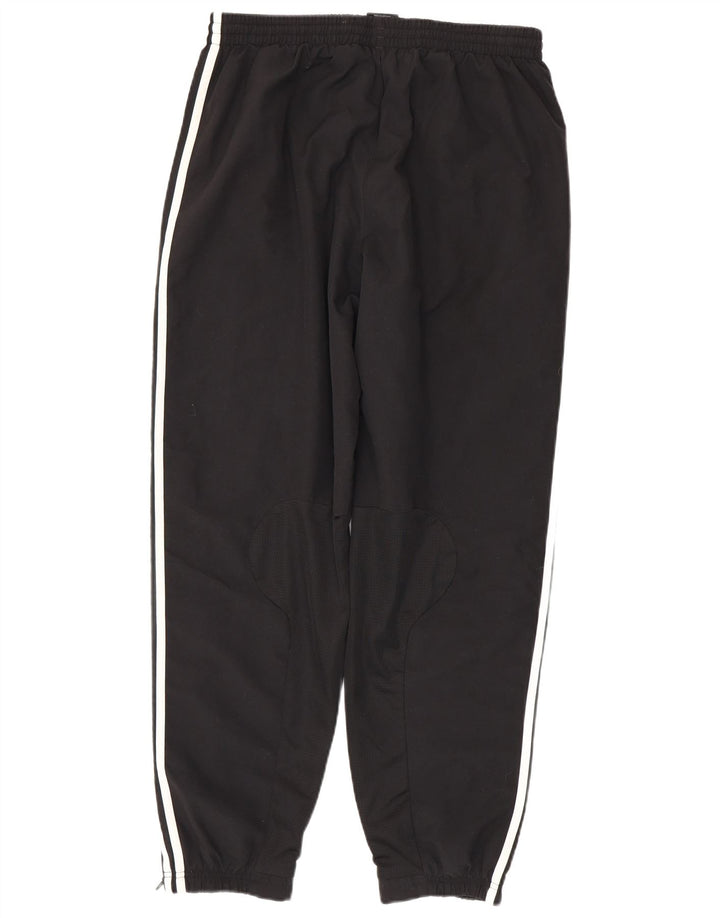 Calça de treino masculina ADIDAS UK 44/46 grande poliéster preto