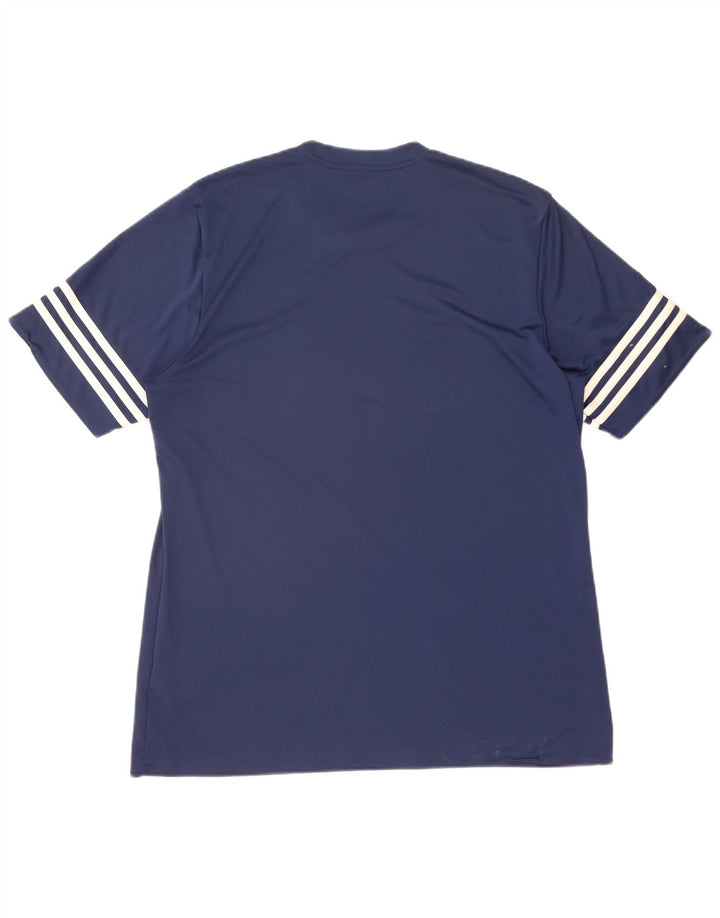 Camiseta masculina Adidas Climalite Top XL azul marinho poliéster