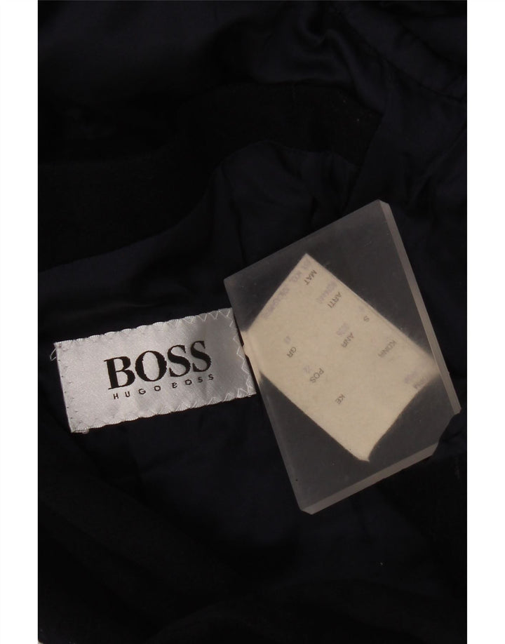 Jaqueta Blazer Masculina Hugo Boss Double Breasted EU 48 Lã Azul Marinho Médio