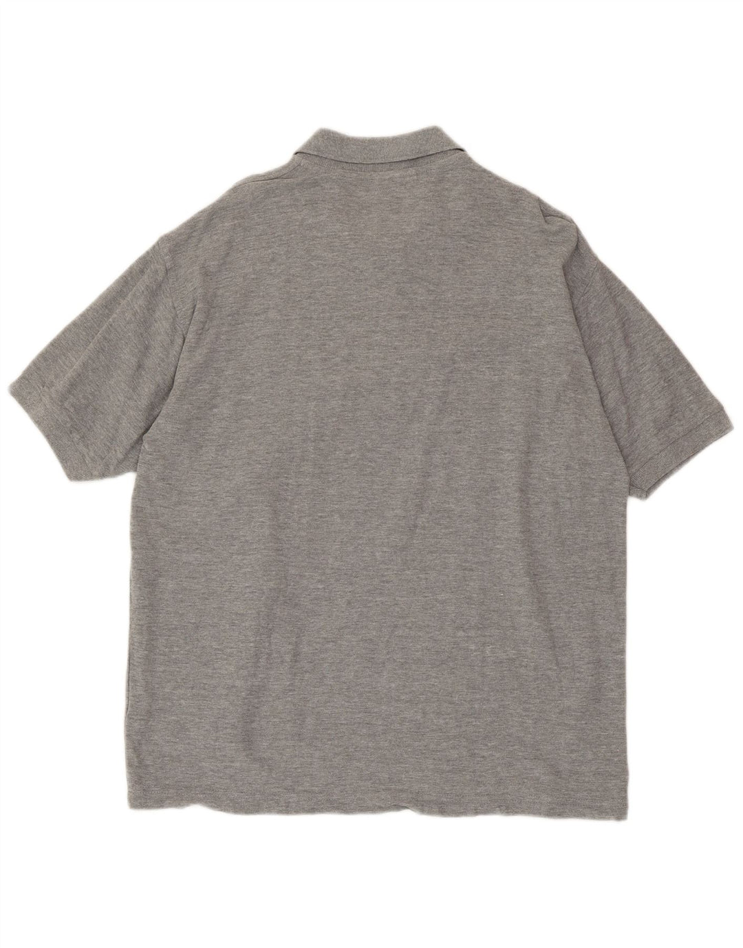 Camisa polo masculina ASICS grande algodão manchado cinza