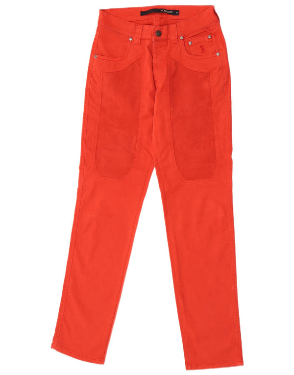 Jeckerson Jeans Slim Feminino W30 L32 Algodão Vermelho
