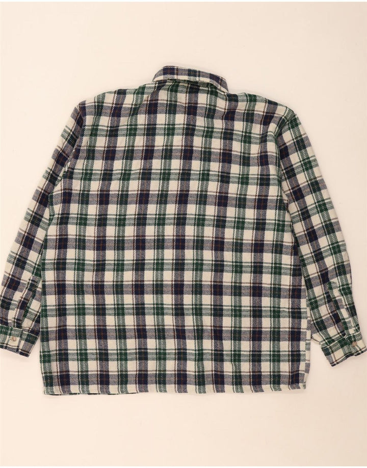 Camisa masculina vintage de flanela XL xadrez multicolorida