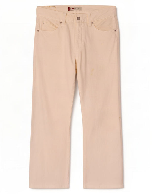 Jeans Levi's 506 Straight Masculino W34 L26 Branco