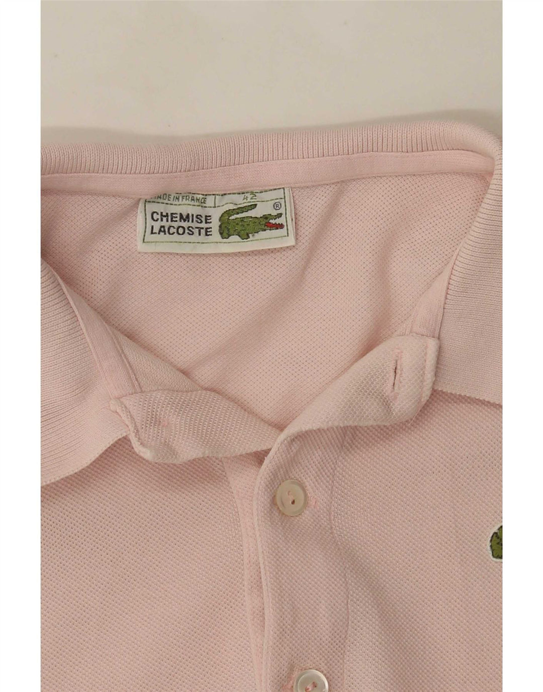Camisa polo feminina Lacoste tamanho 42 grande rosa