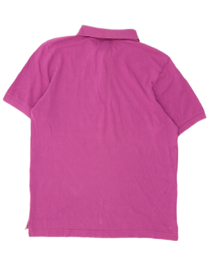 Camisa polo masculina Kappa pequena algodão roxo