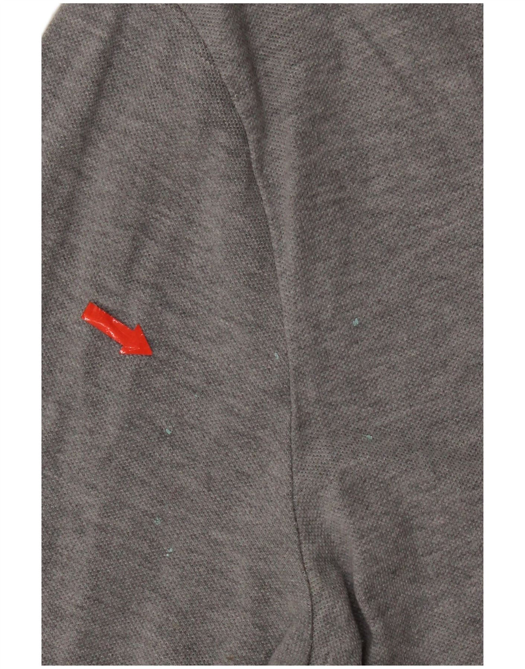 Camisa polo masculina Nike XL cinza manchada de algodão