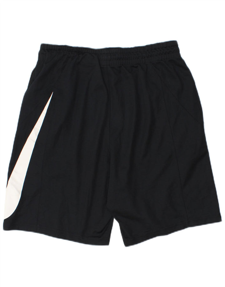 Nike Mens Dri Fit Graphic Sport Shorts Médio Preto Poliéster