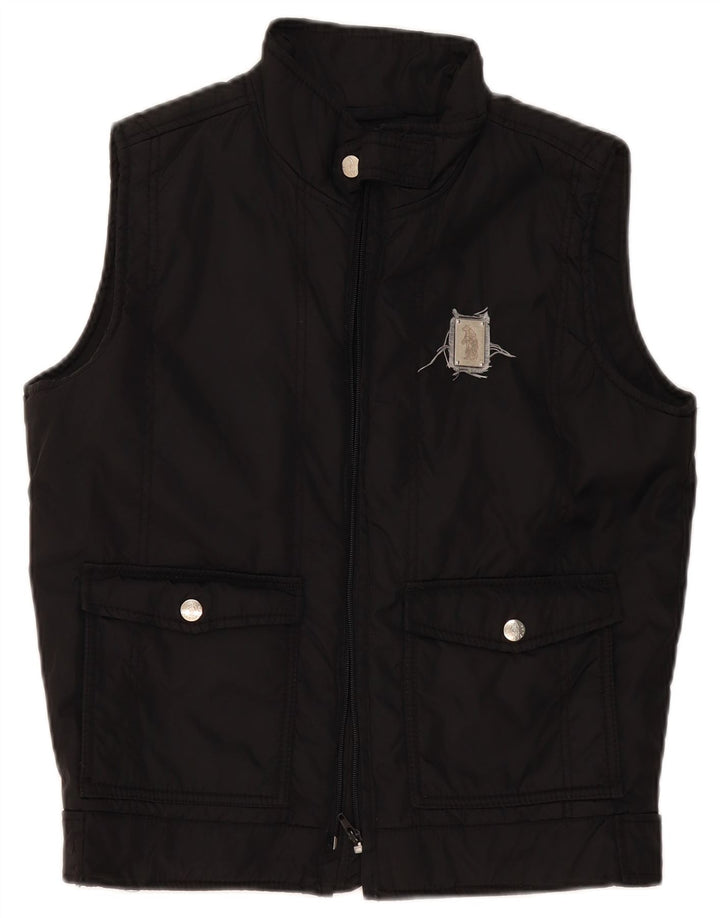 Colete acolchoado masculino Refrigue UK 36 pequeno nylon preto