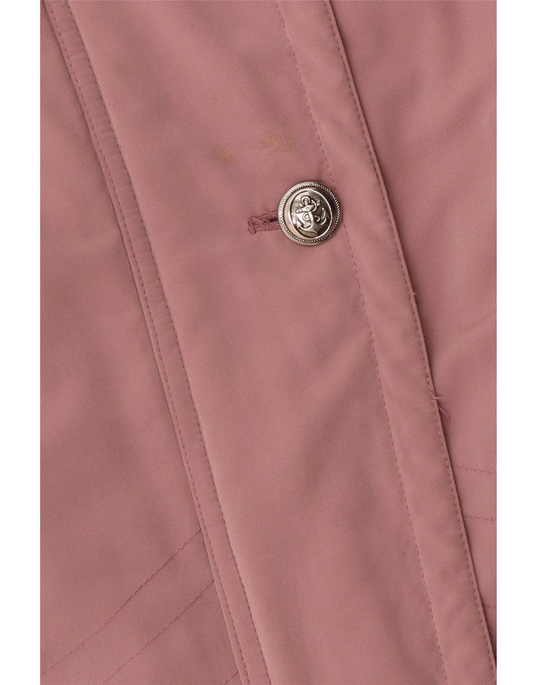 Casaco corta-vento de grandes dimensões das mulheres vintage poliéster rosa grande UE 42