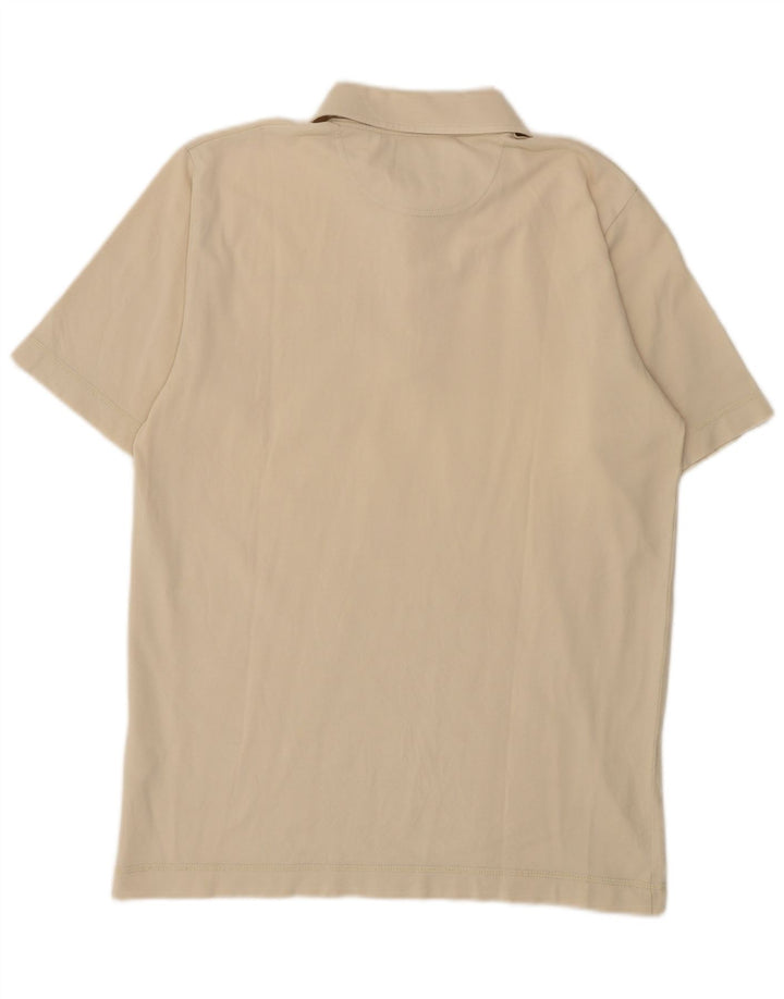 Camisa polo masculina Marlboro Classics médio algodão branco
