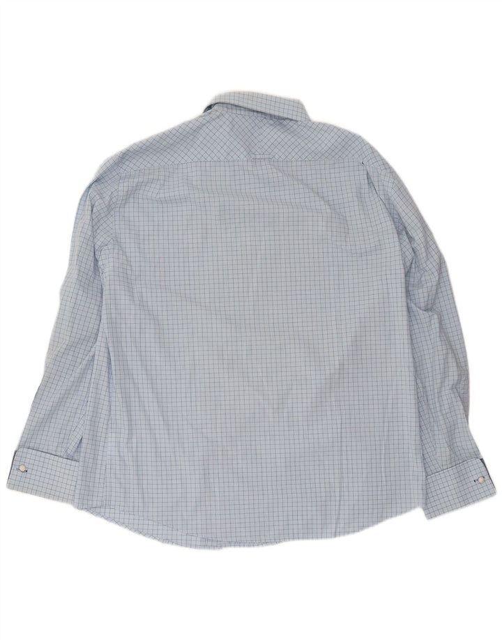 Camisa formal masculina Ben Sherman XL azul xadrez algodão