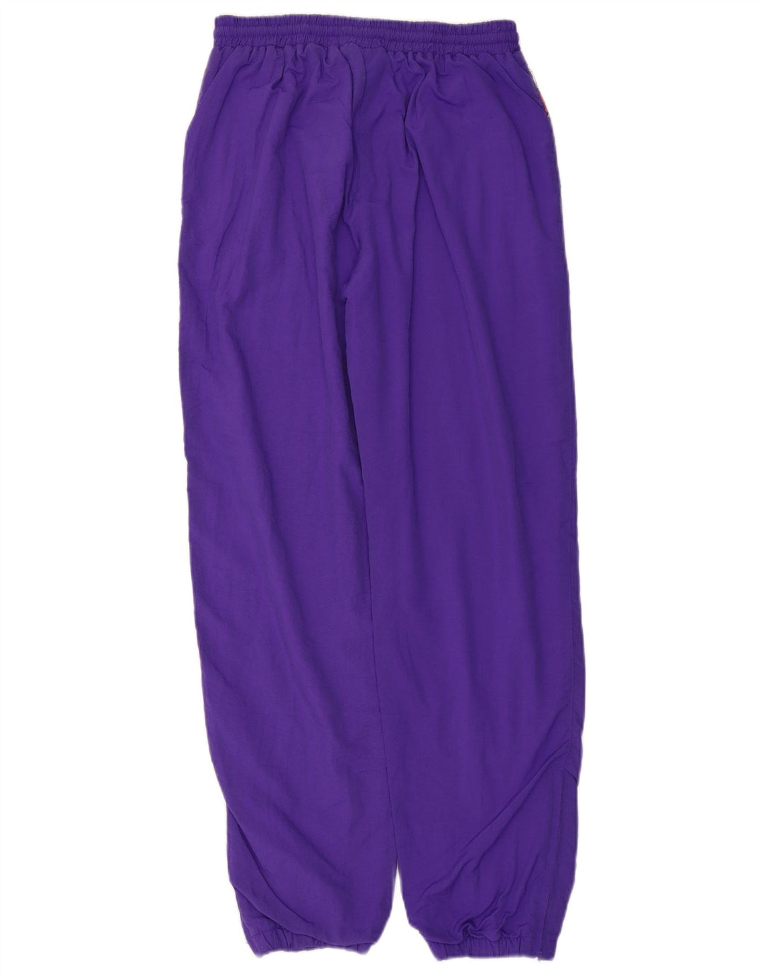 Calça de treino feminina VINTAGE Joggers UK 14 Médio Roxo Geométrico