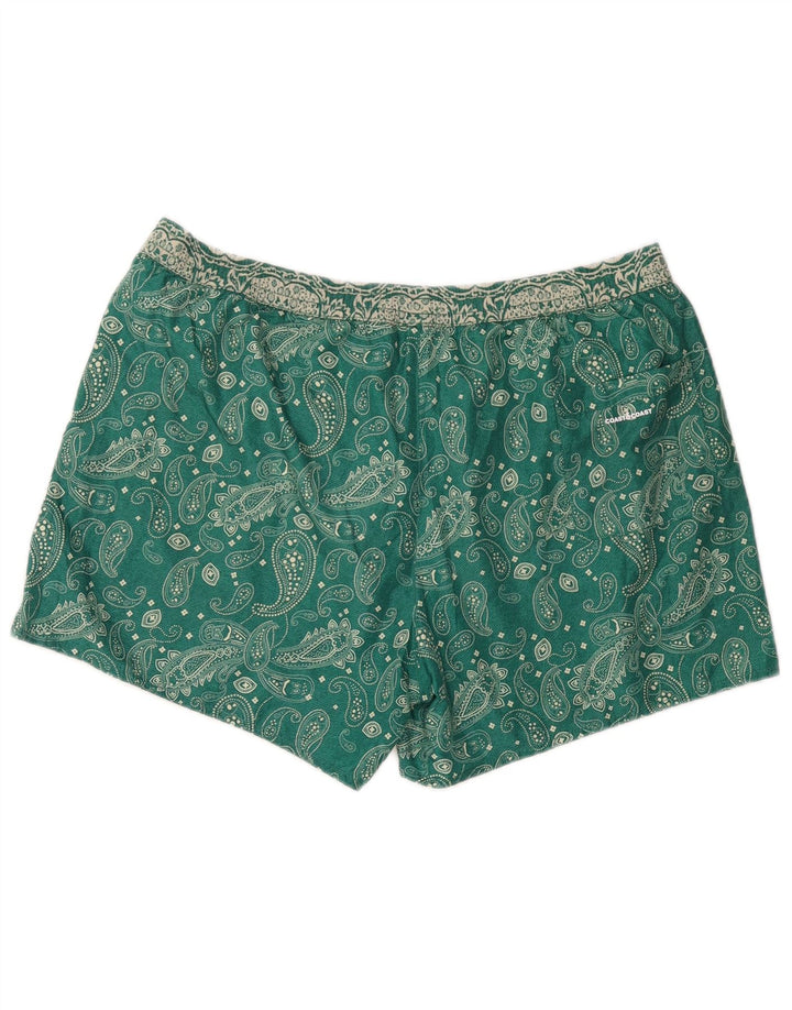 COAST Calção de banho masculino grande verde Paisley