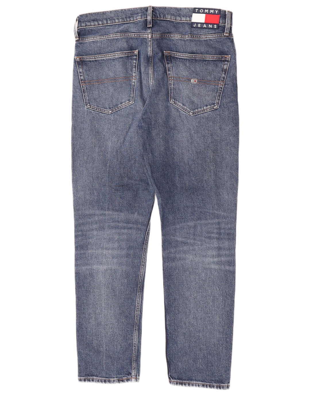 Tommy Hilfiger Masculino Slim Jeans W32 L29 Azul Algodão